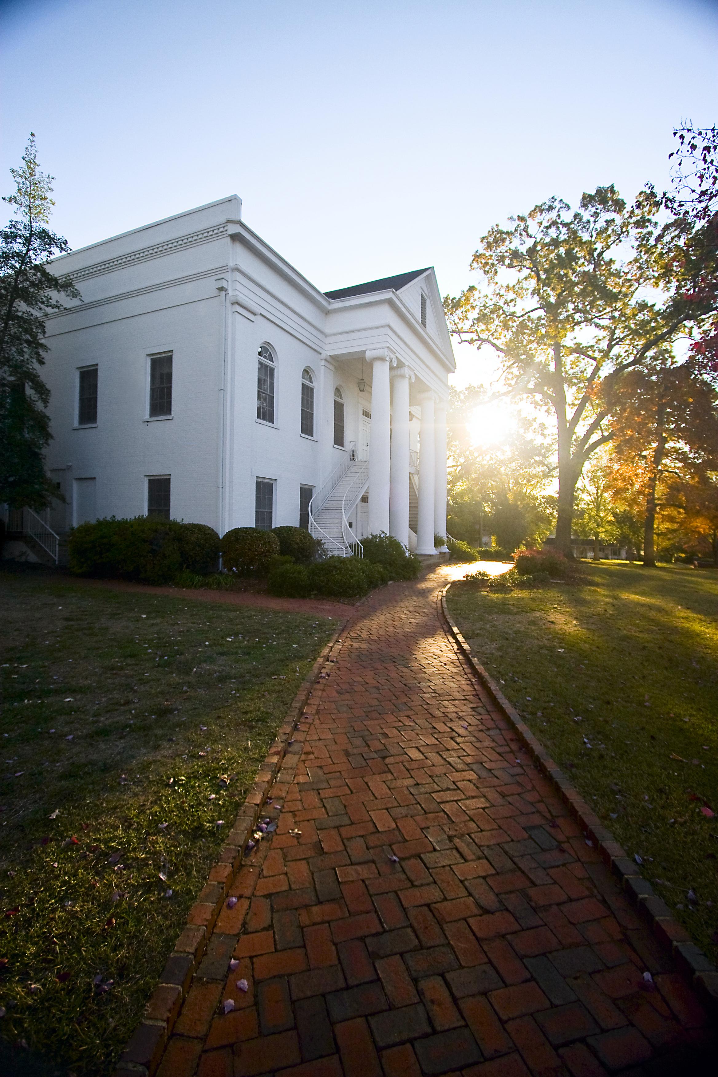 Reynolds Hall at sunset